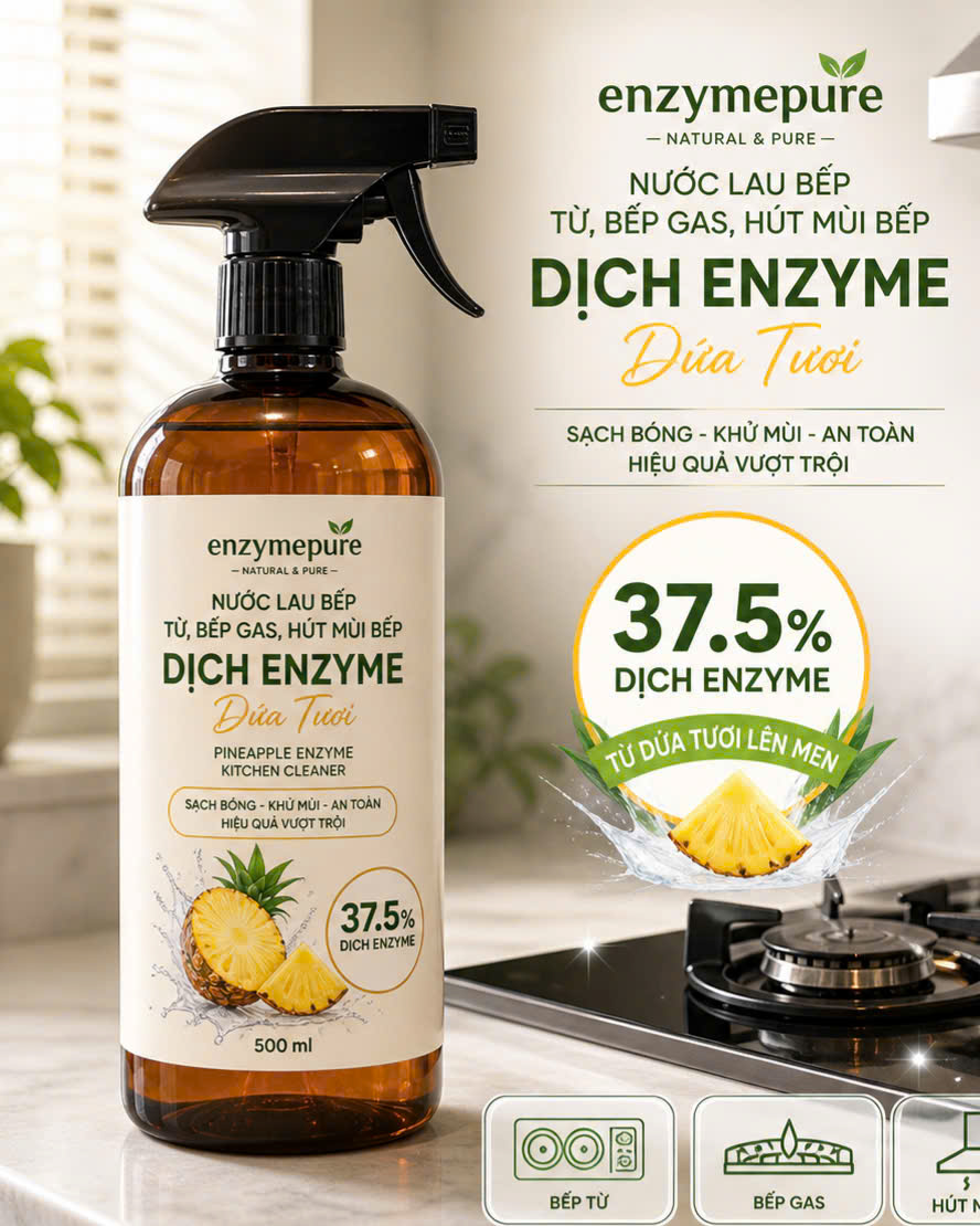 Nước lau quạt hút mùi*